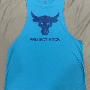 Under Armour Project Rock Blue Tank